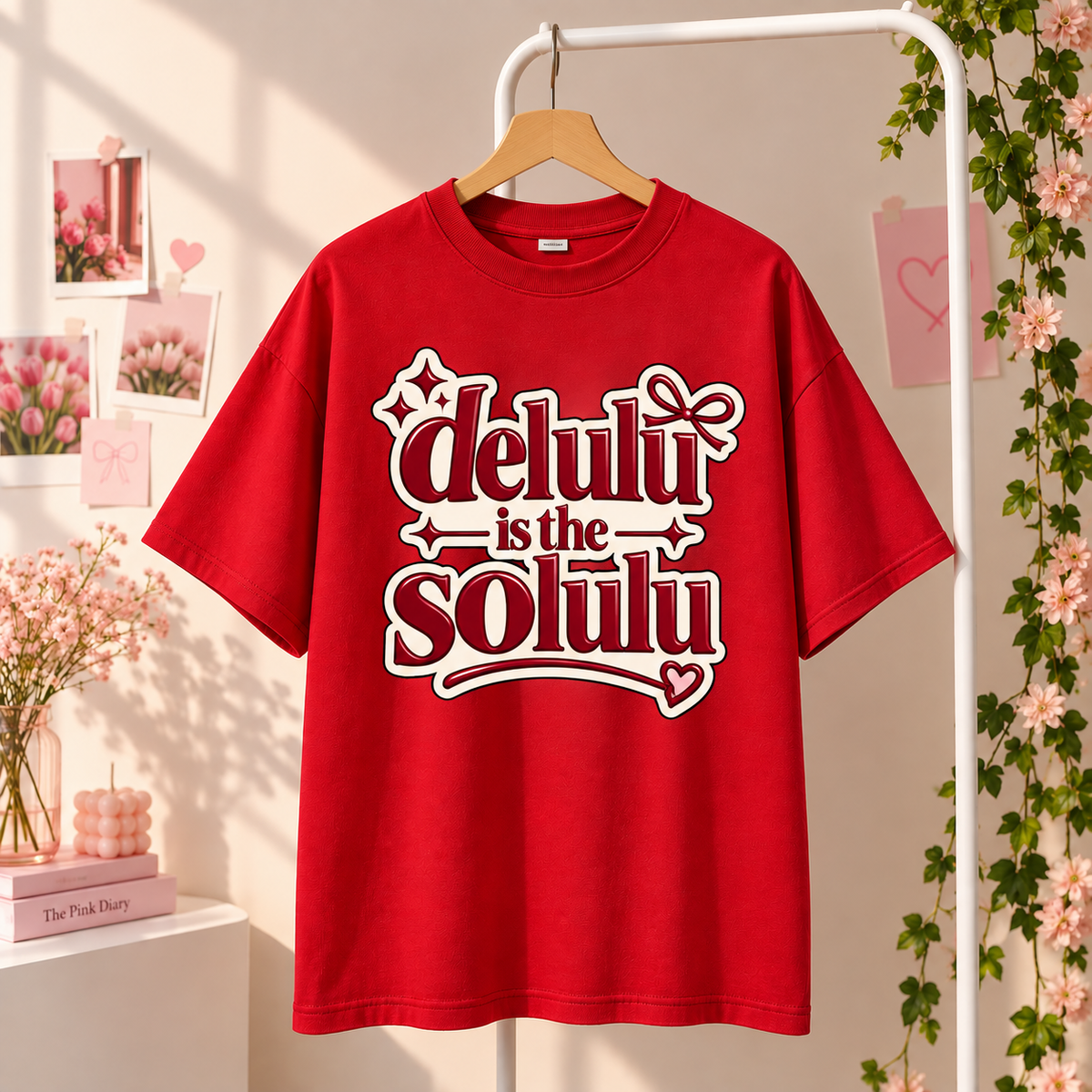 Delulu T-Shirt Red